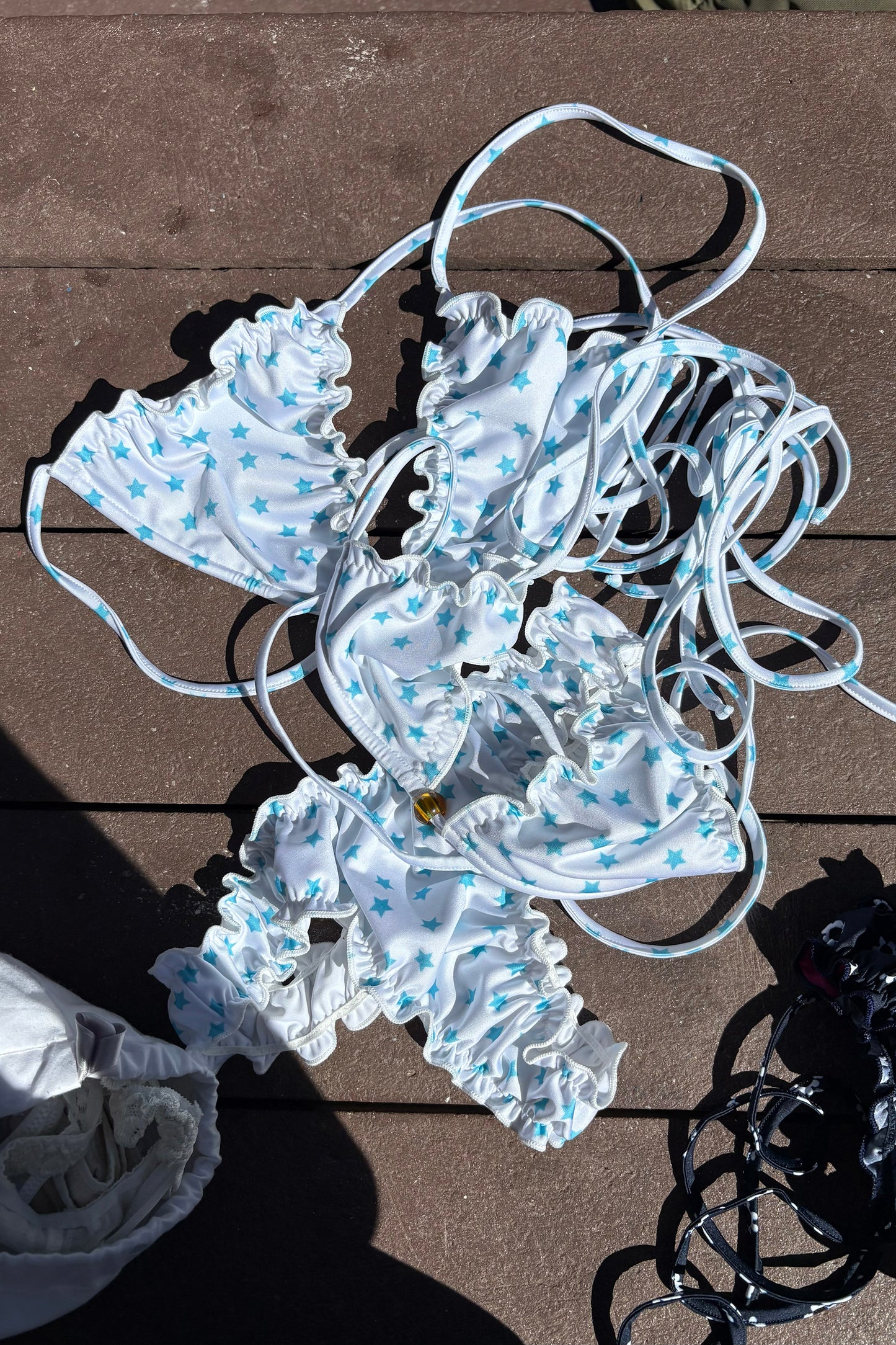 Fortuna Frilled Bikini Thong