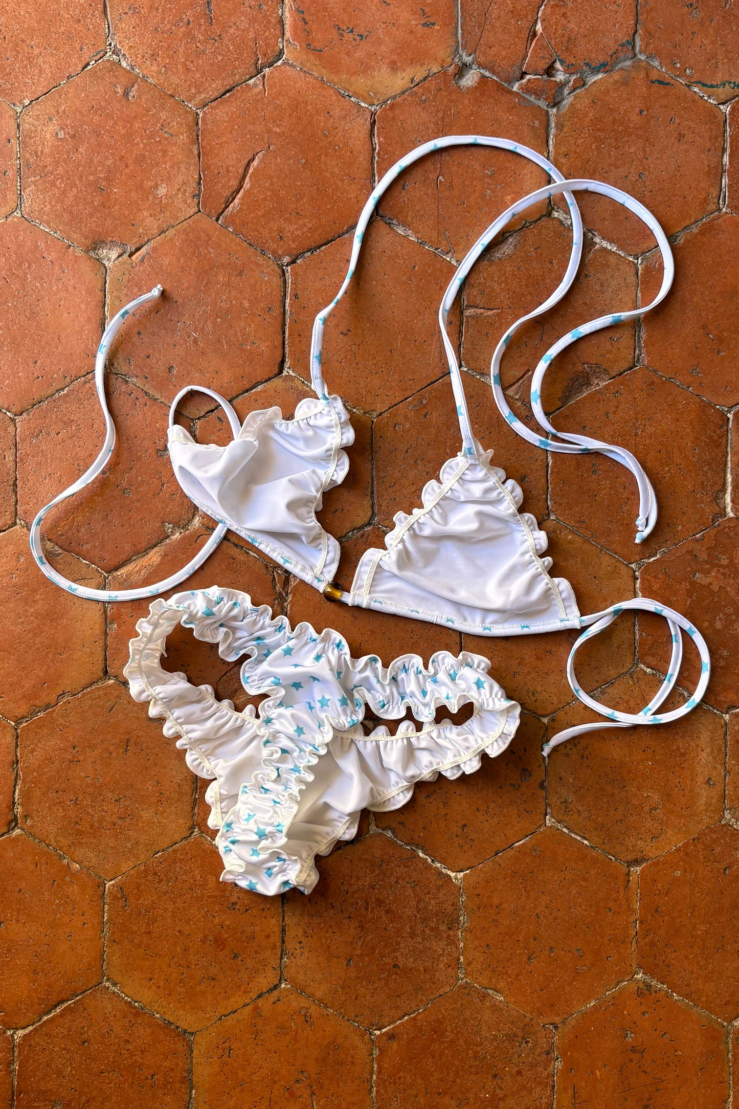Fortuna Frilled Bikini Thong