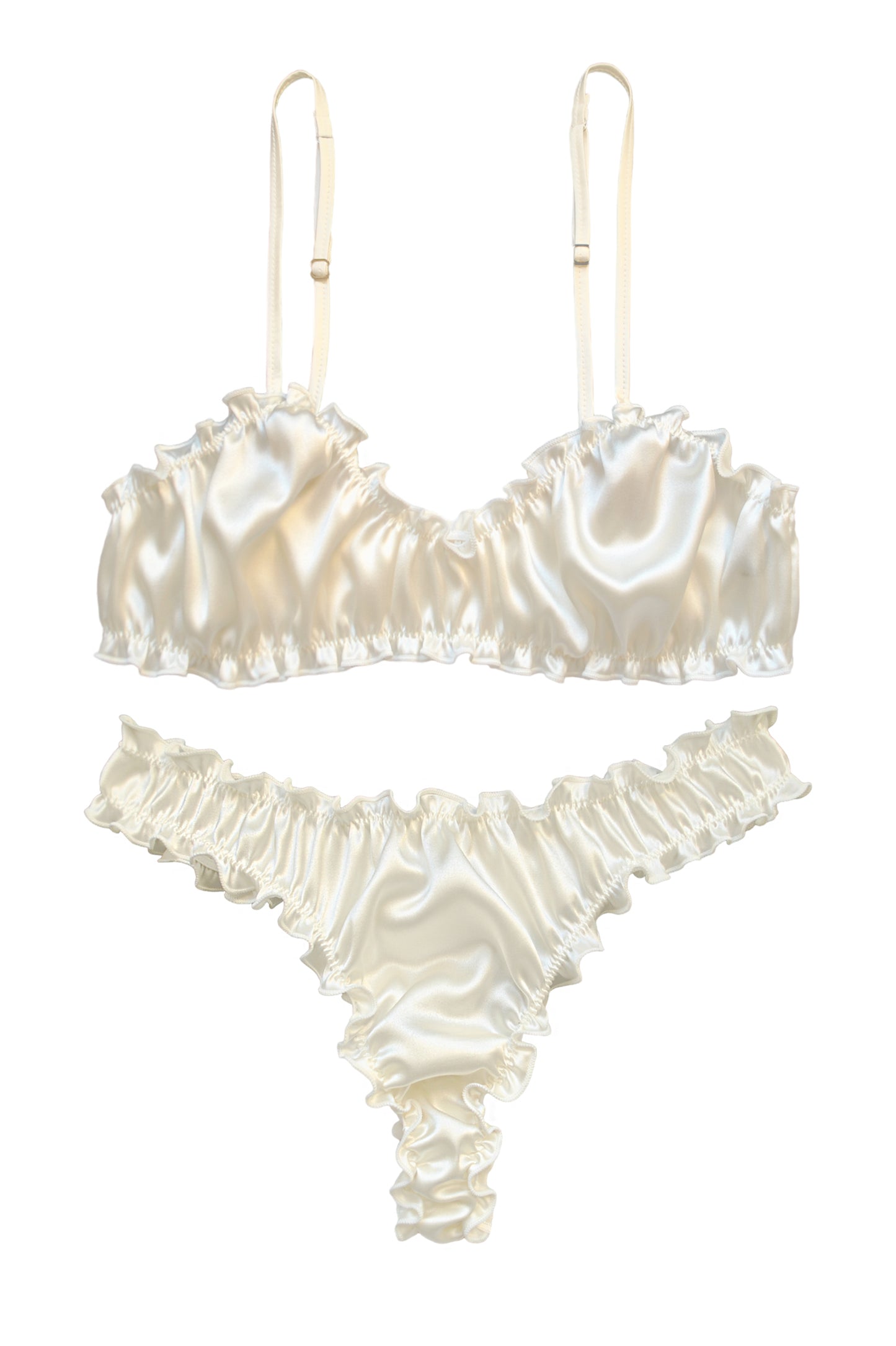 Lattemiele Silk Frilled Bra