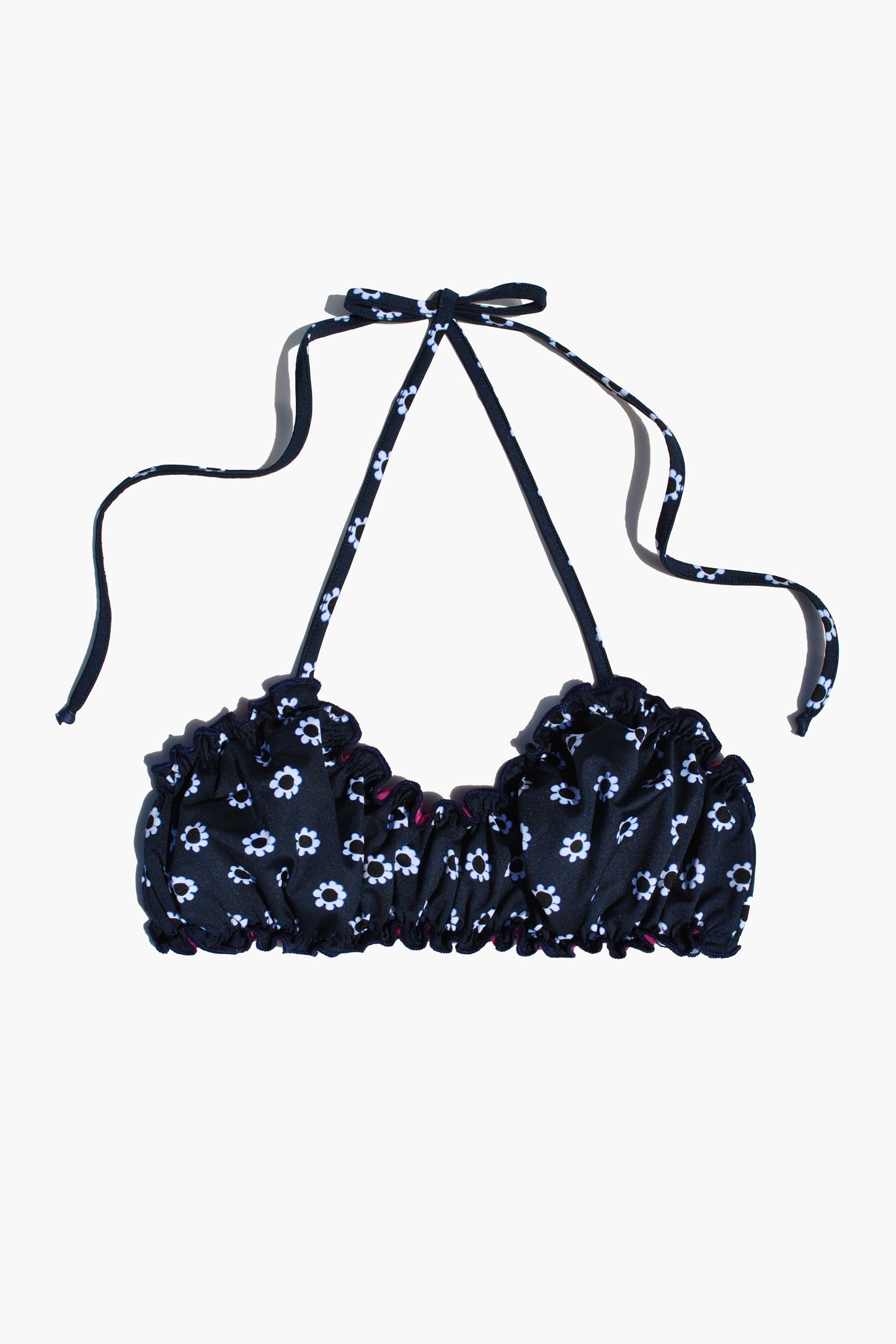 Margherita Frilled Halter Bikini Top
