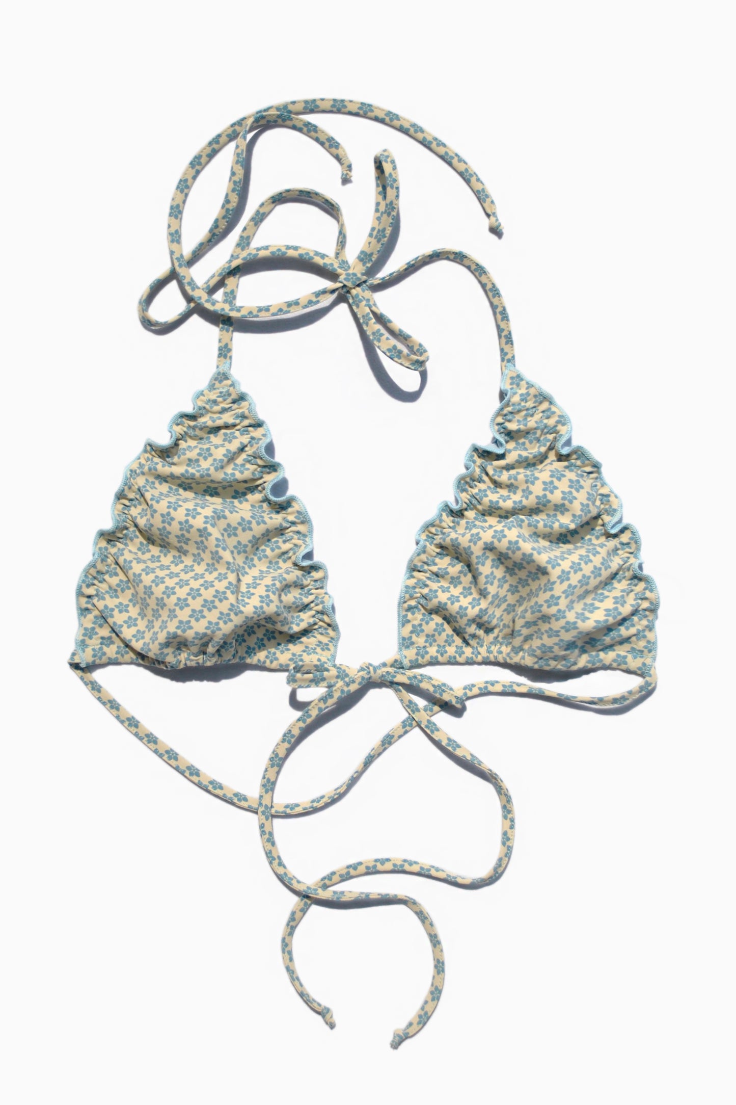 Primavera Frilled Triangle Bikini Top