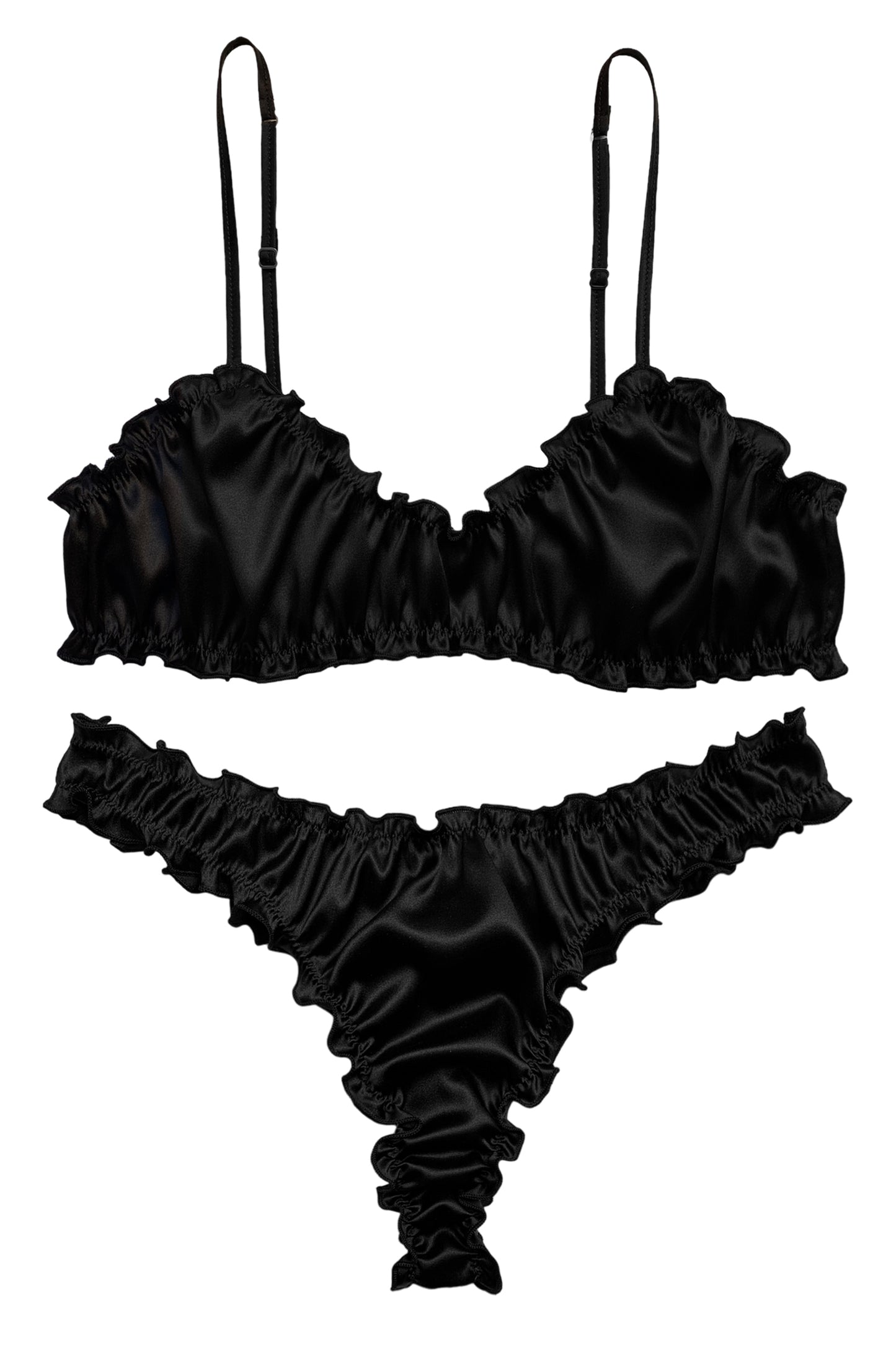 Eclissi Silk Frilled Bra