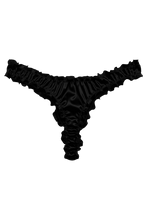 Load image into Gallery viewer, Eclissi — Silk Frilled Thong
