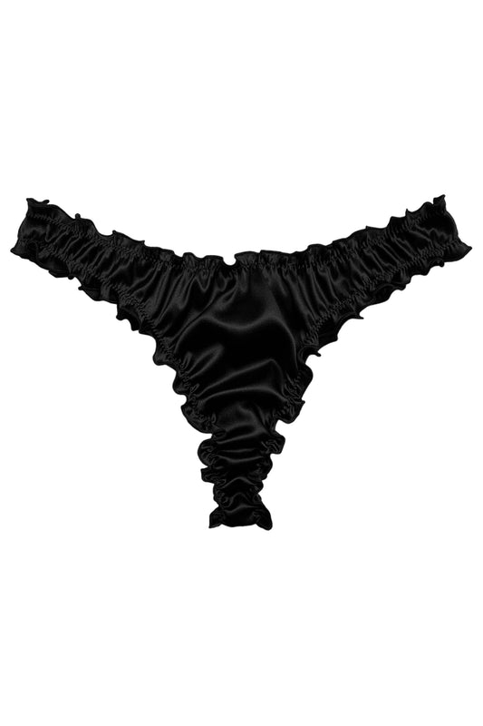 Eclissi Silk Frilled Thong