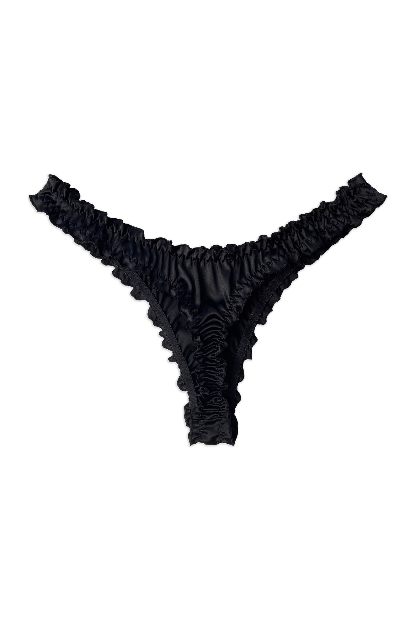 Eclissi Silk Frilled Thong
