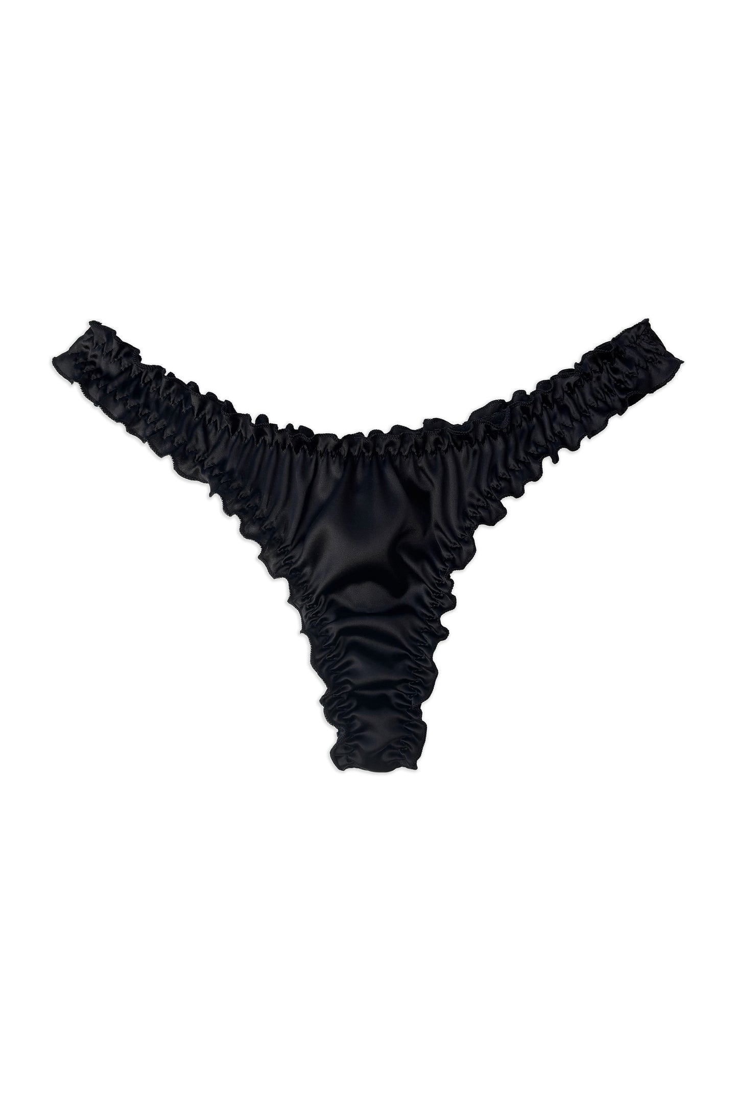Eclissi Silk Frilled Thong