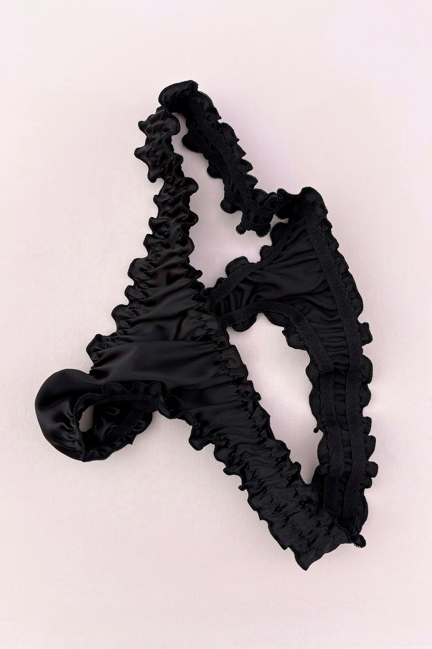 Eclissi Silk Frilled Thong