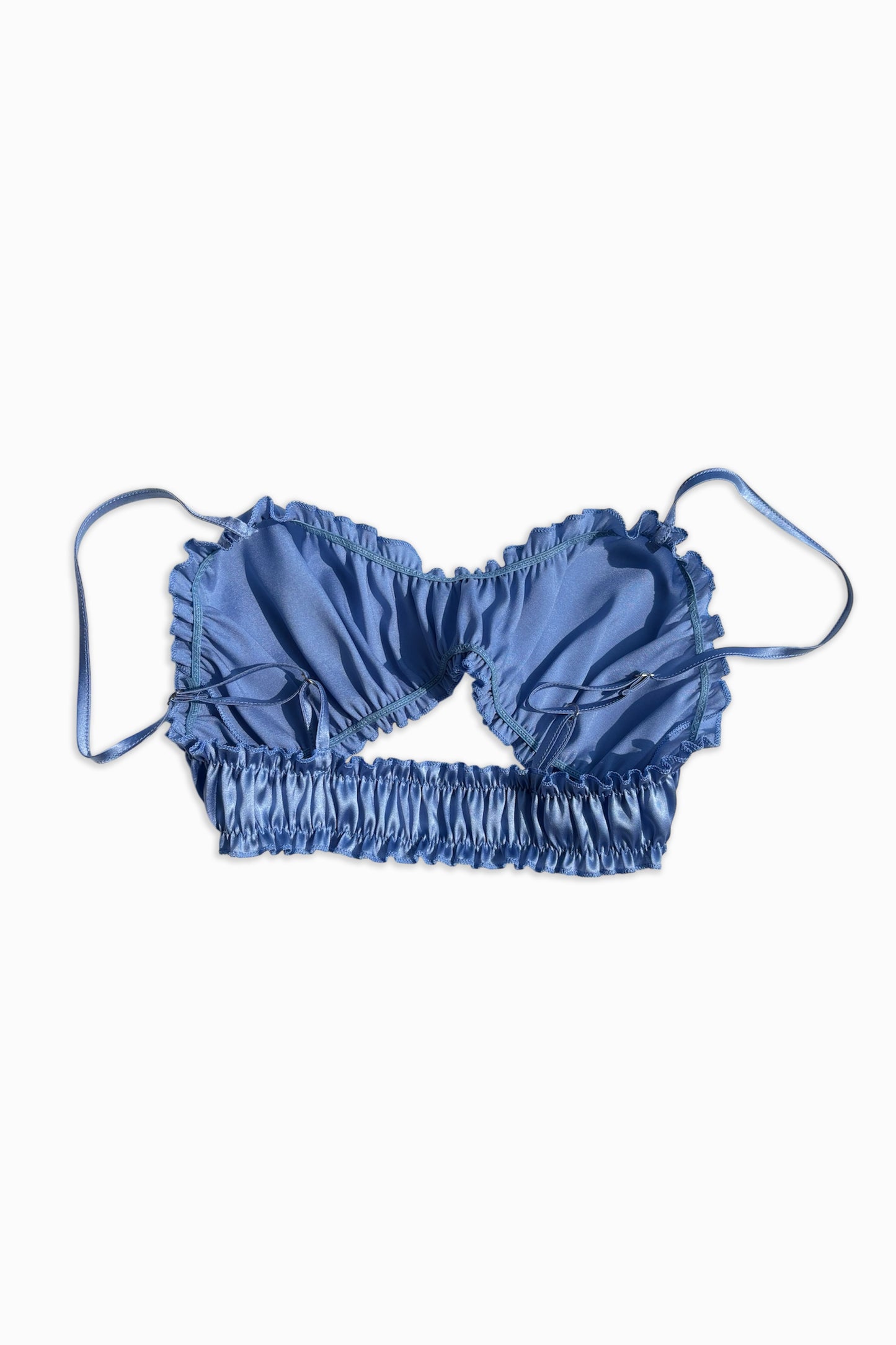 Silk Frilled Bra