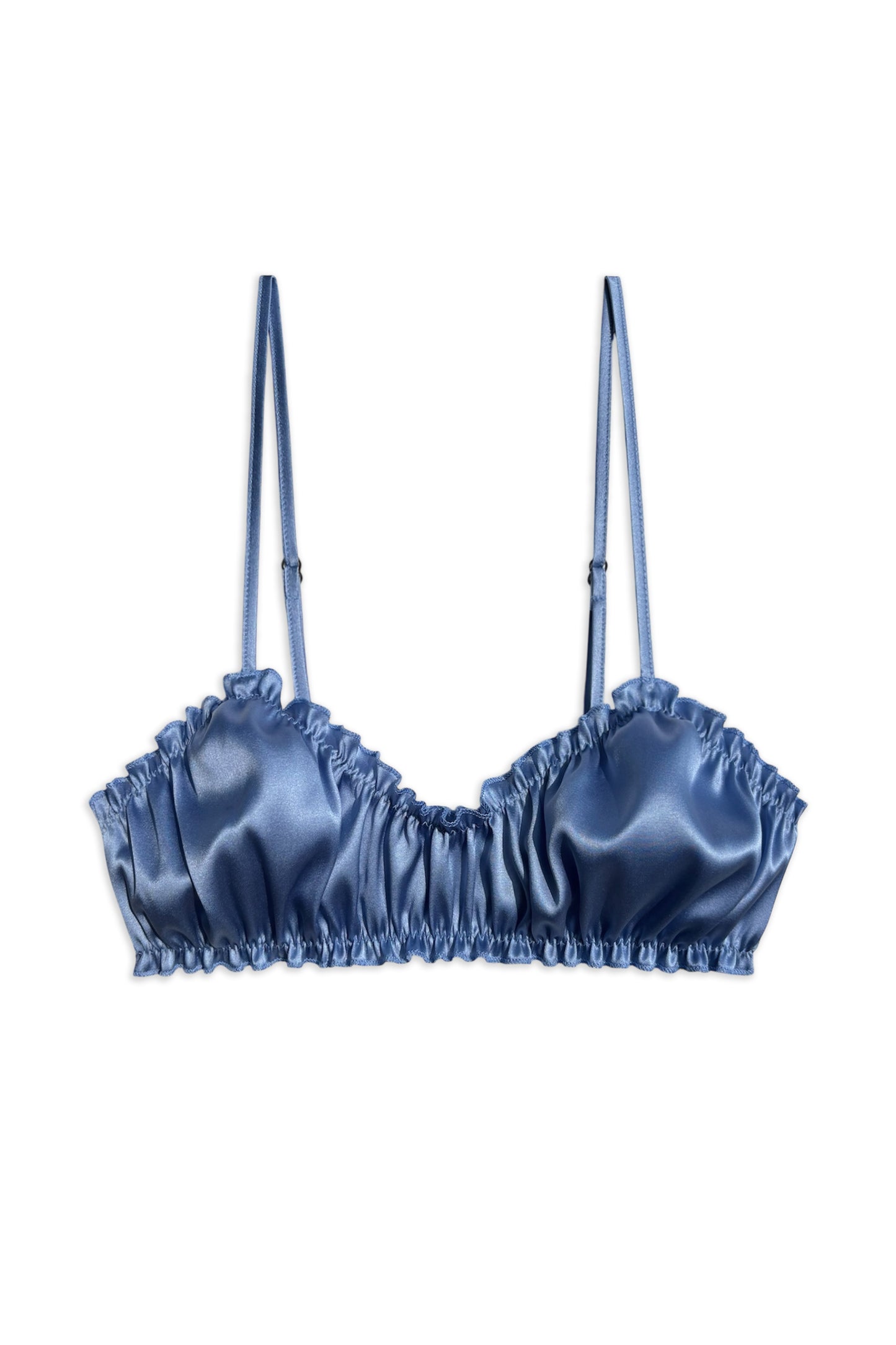 Silk Frilled Bra