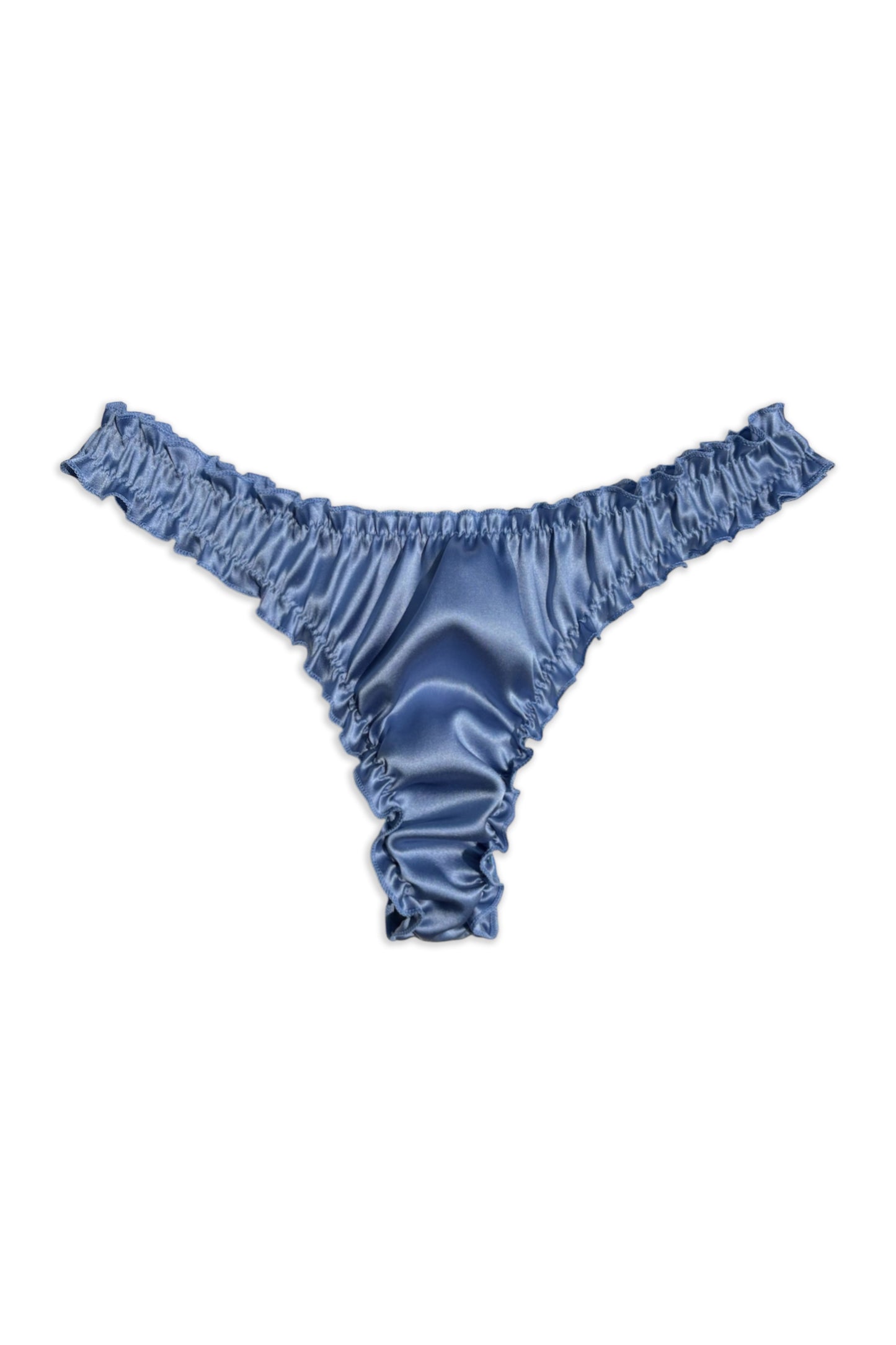Silk Frilled Thong