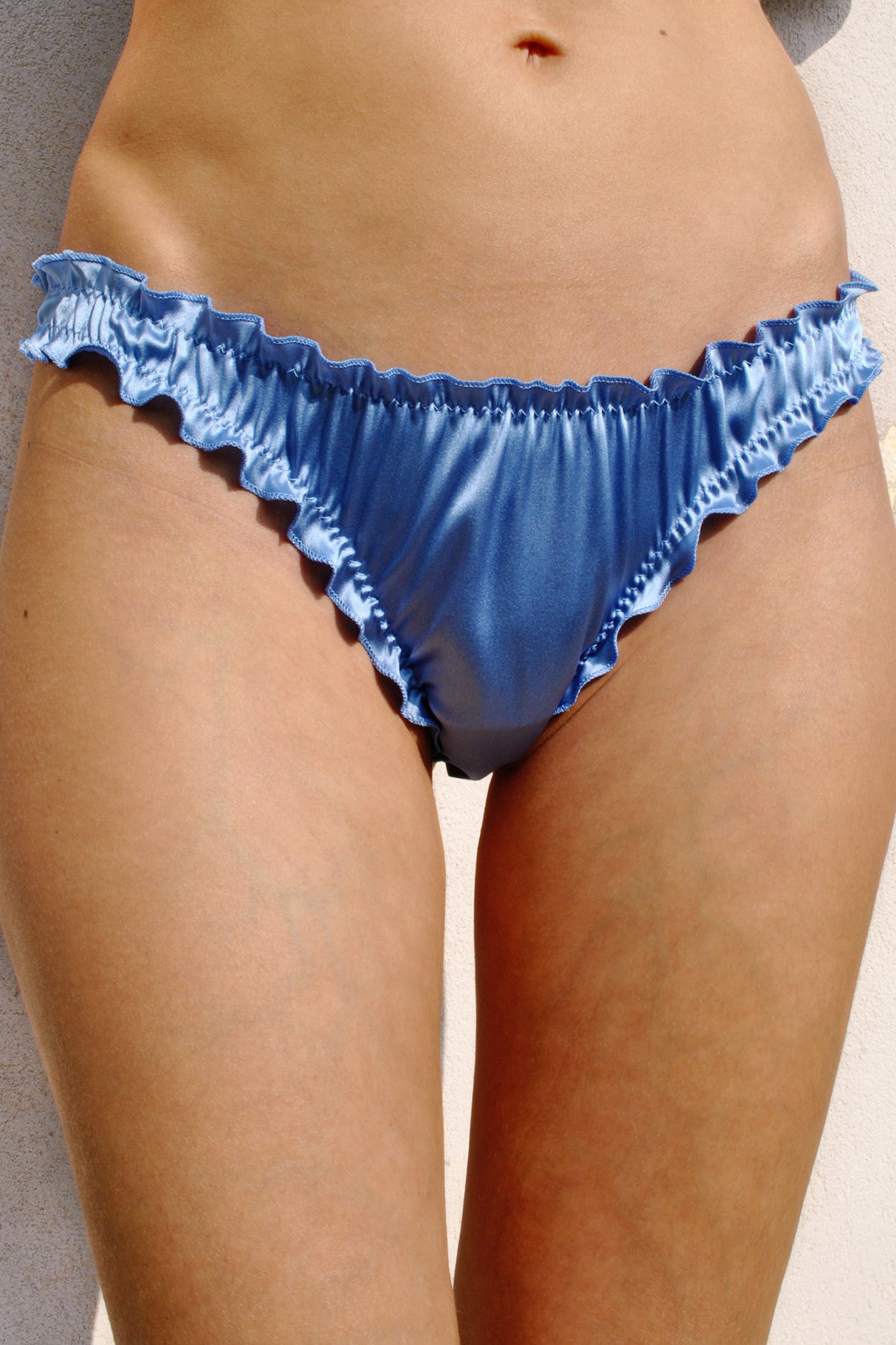 Silk Frilled Thong