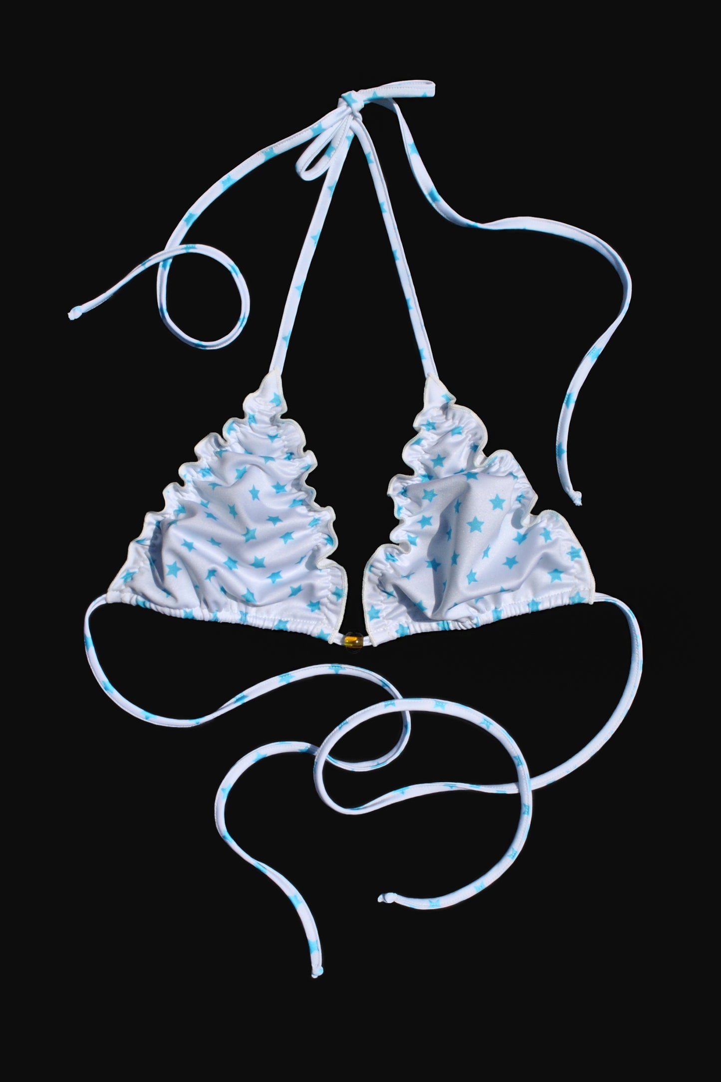 Fortuna Frilled Triangle Bikini Top