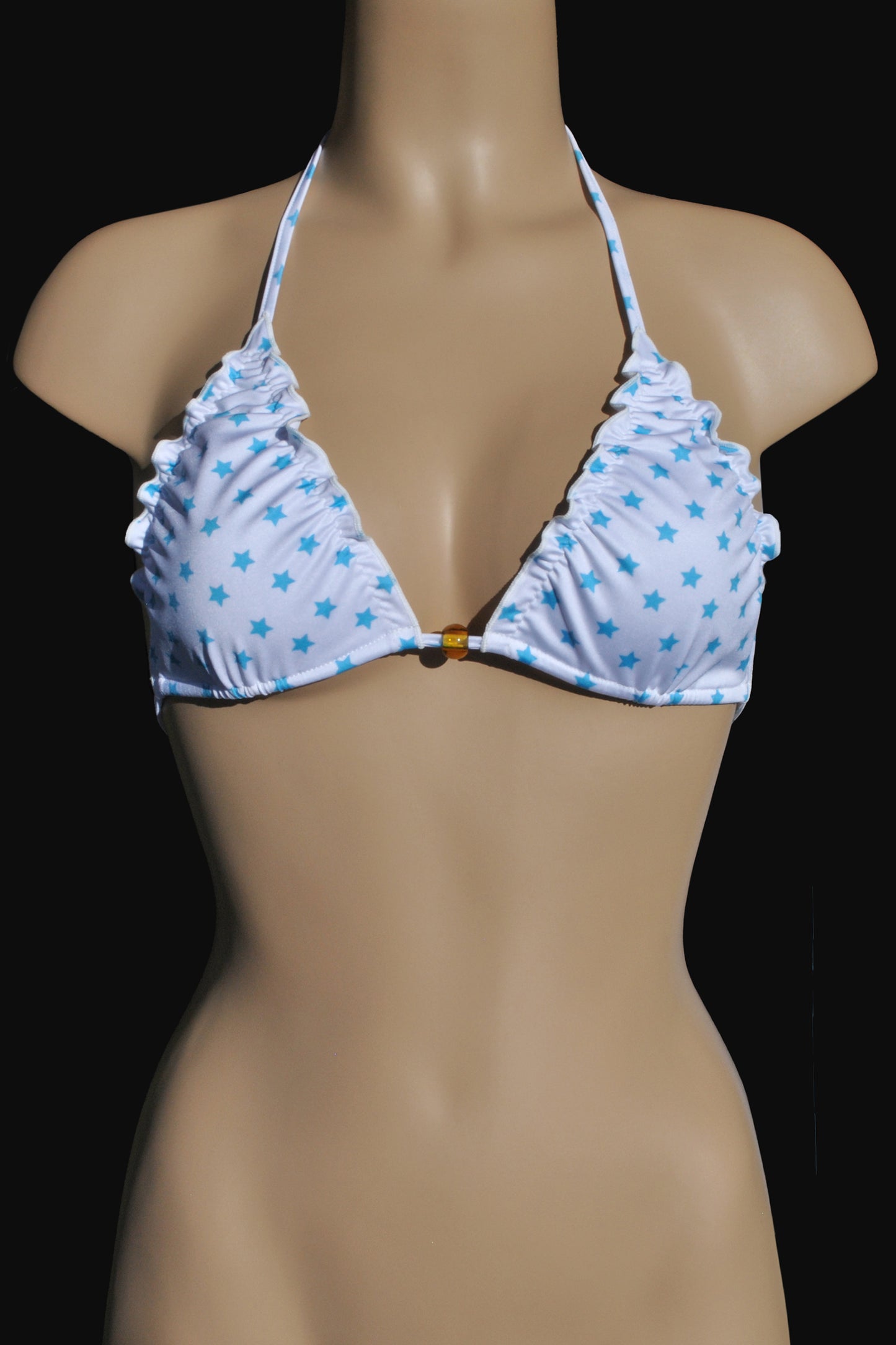 Fortuna Frilled Triangle Bikini Top
