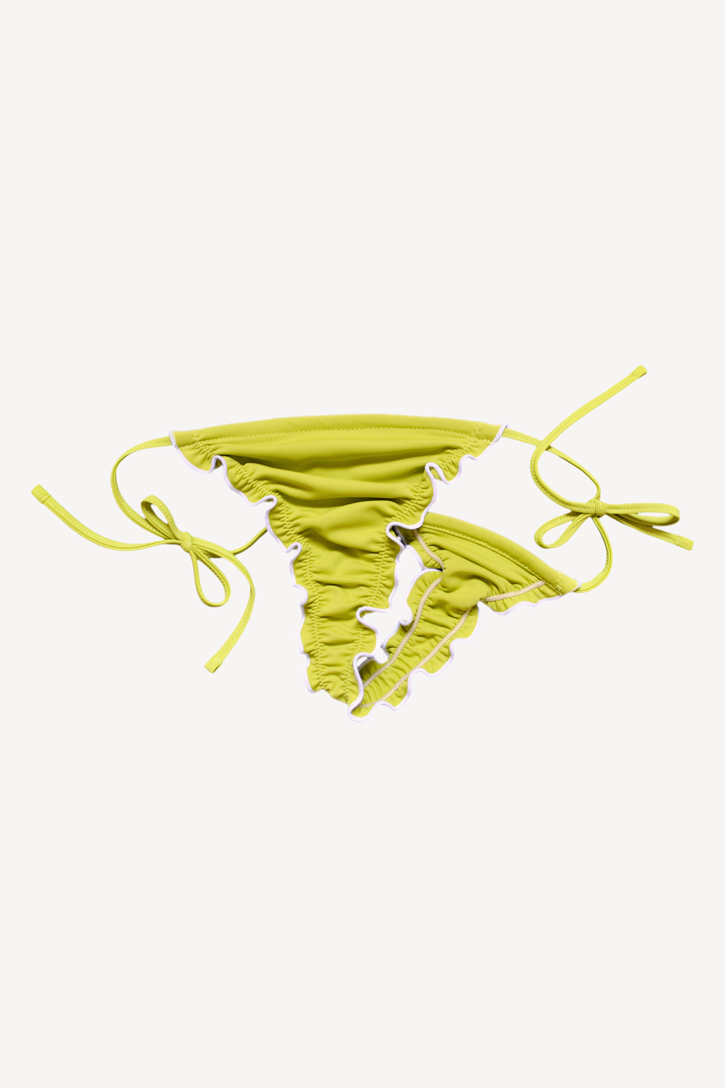 Muschio – Frilled Side-Tie Bikini Thong