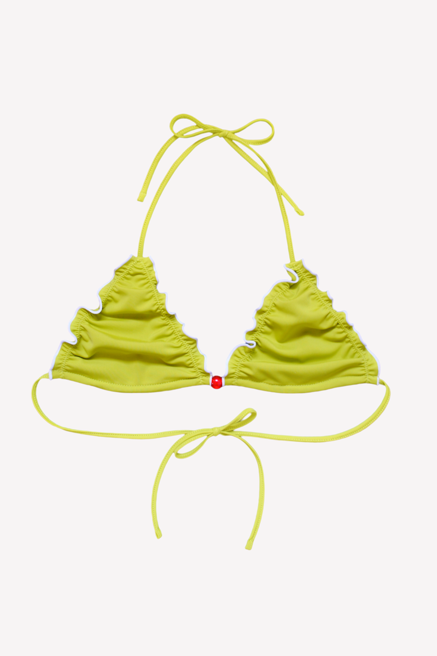 Muschio – Frilled Triangle Bikini Top