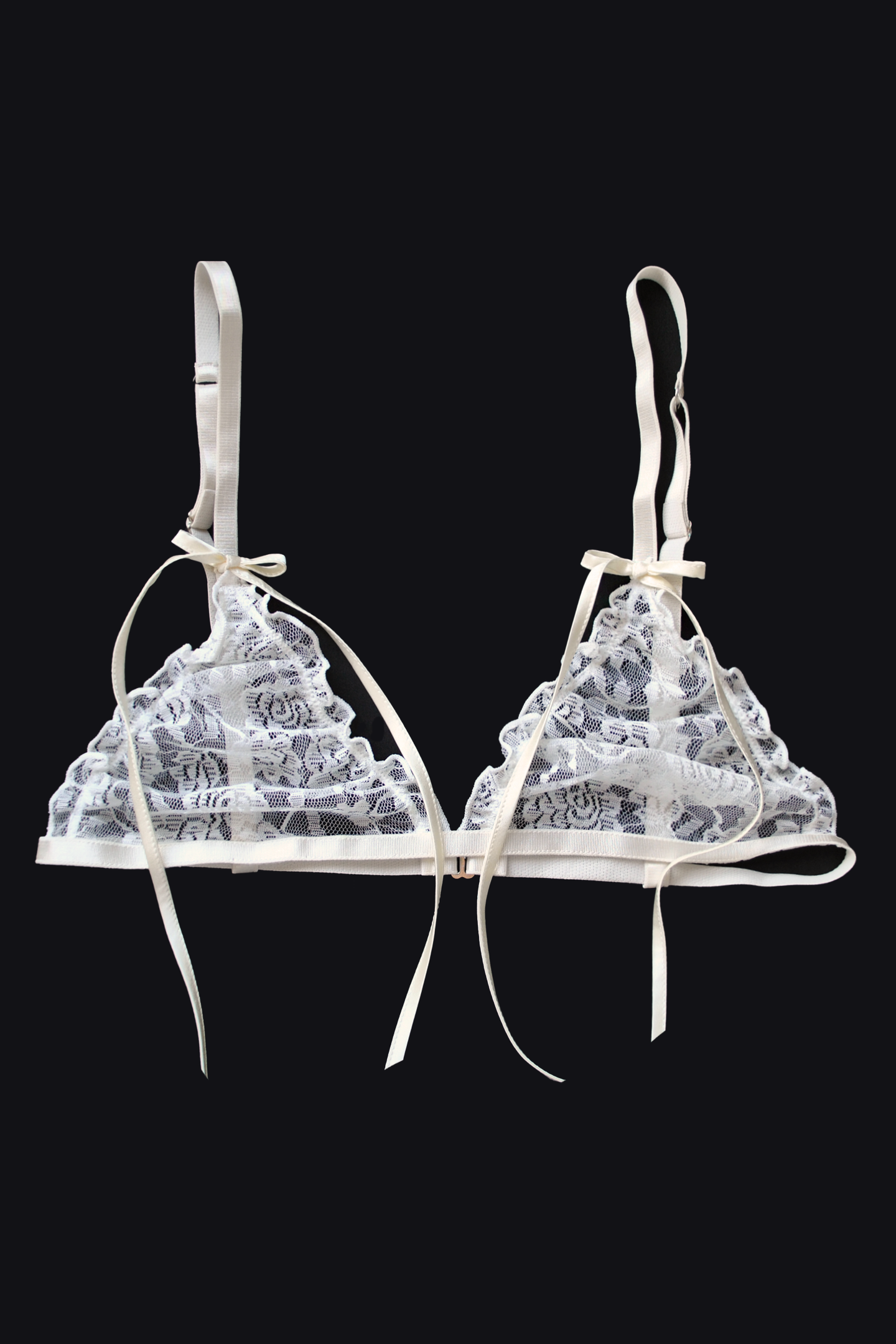 Romantica — Lace Frilled Triangle Bra