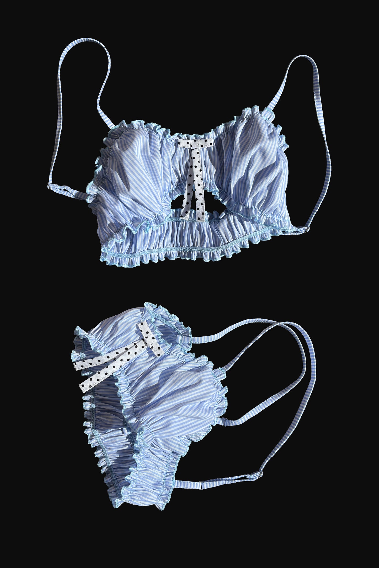 Lui Cotton Frilled Bra