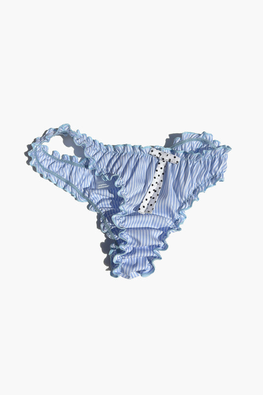 Lui Cotton Frilled Thong