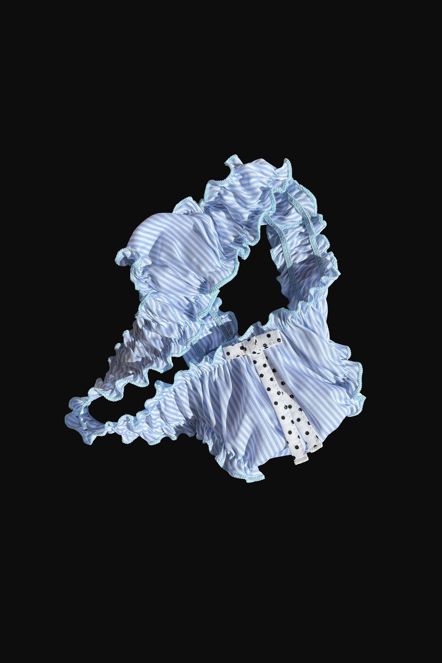 Lui Cotton Frilled Thong