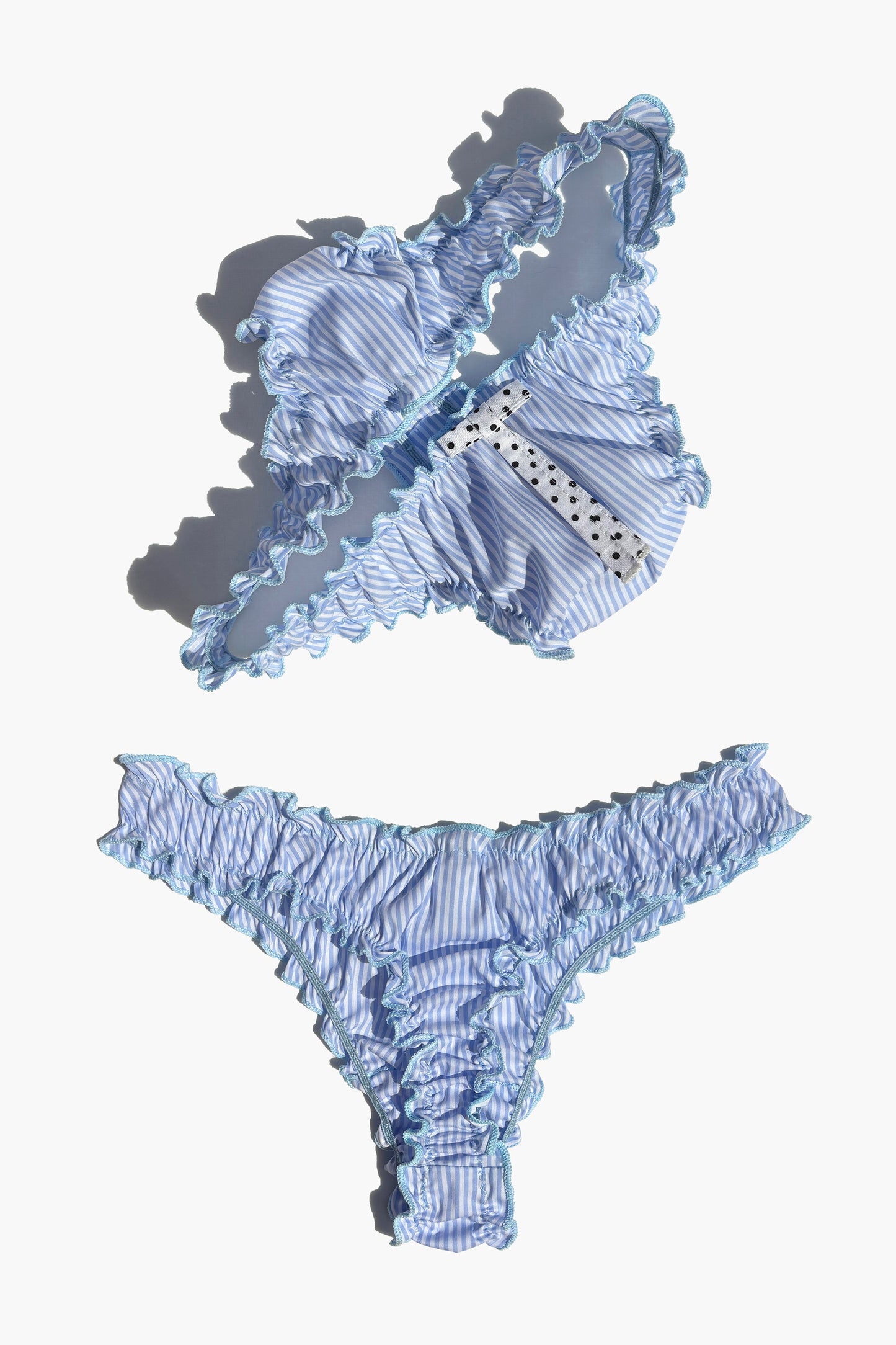 Lui Cotton Frilled Thong