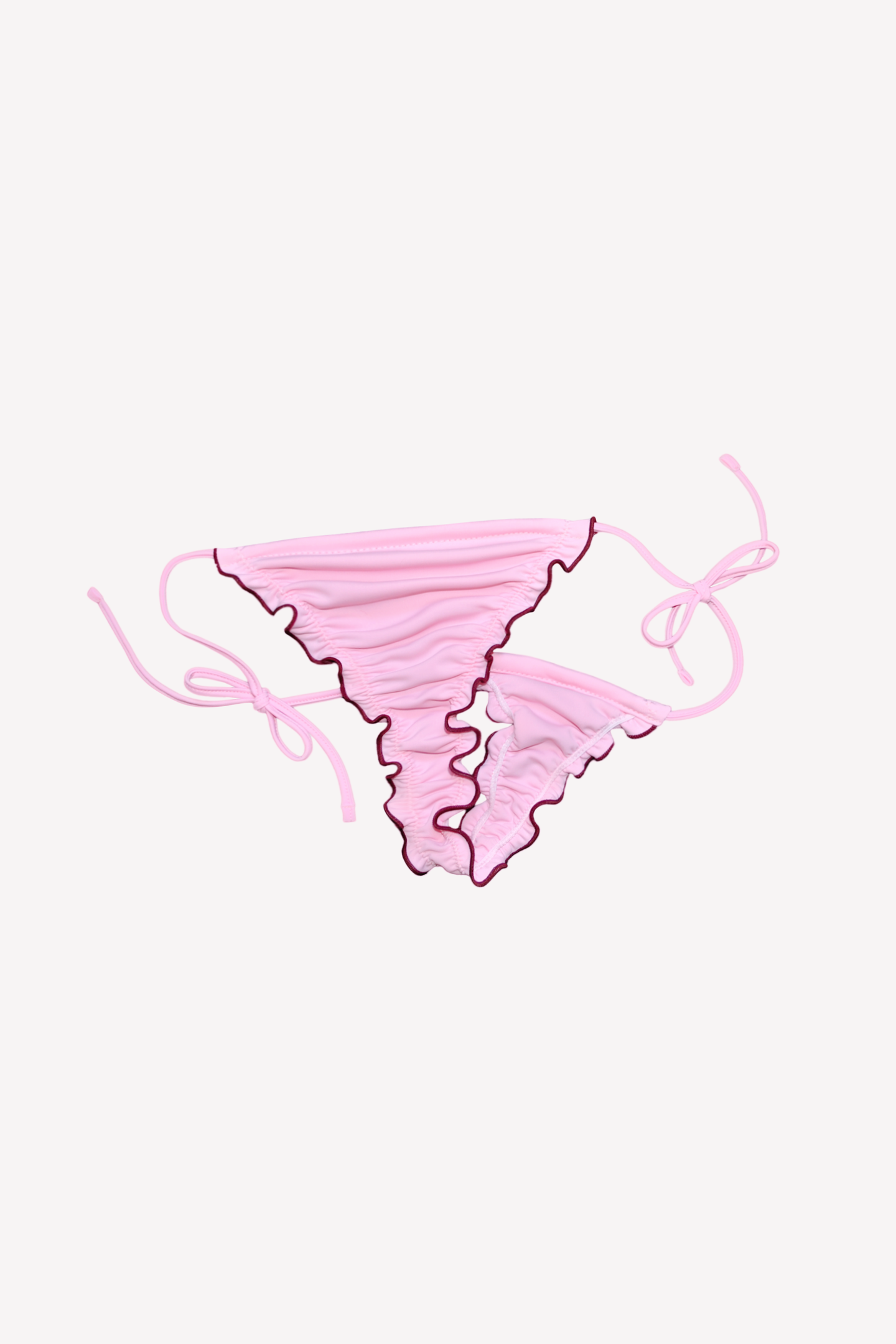 Rosa – Frilled Side-Tie Bikini Thong