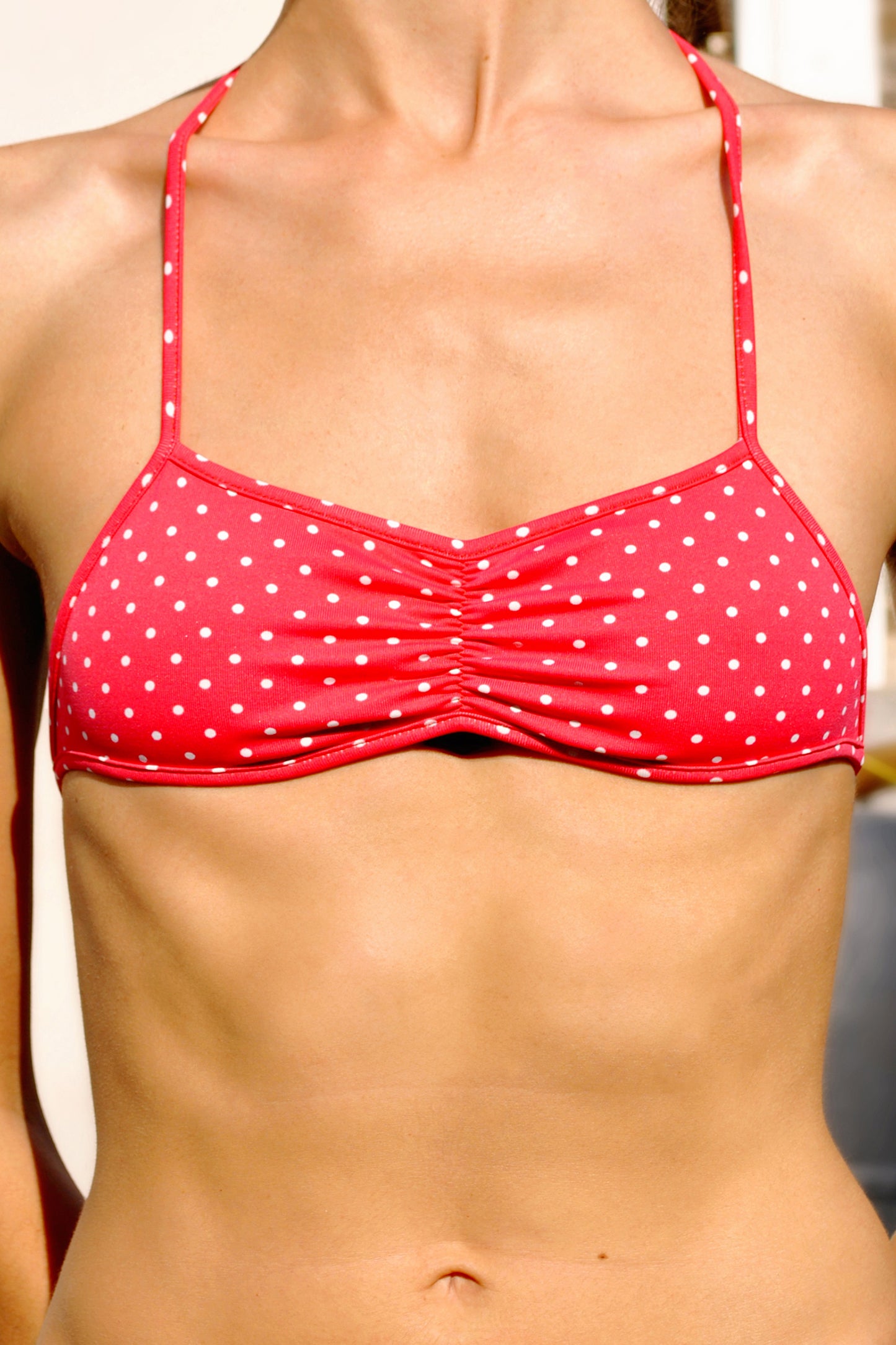 Bambina Ruched Halter Bikini Top