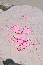 Load image into Gallery viewer, Rosa – Frilled Side-Tie Bikini Thong
